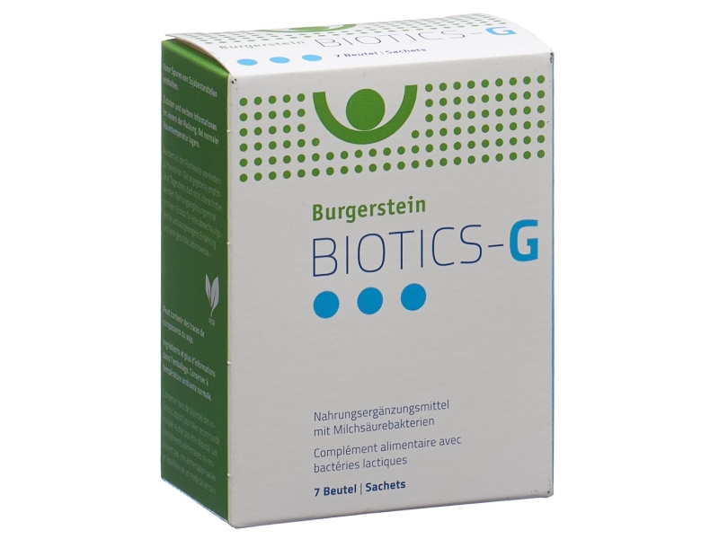 BURGERSTEIN Biotics-G poudre sachets 7 pièces