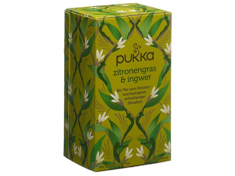 PUKKA Zitronengras&Ingwer Tee Bio Beutel 20 Stück